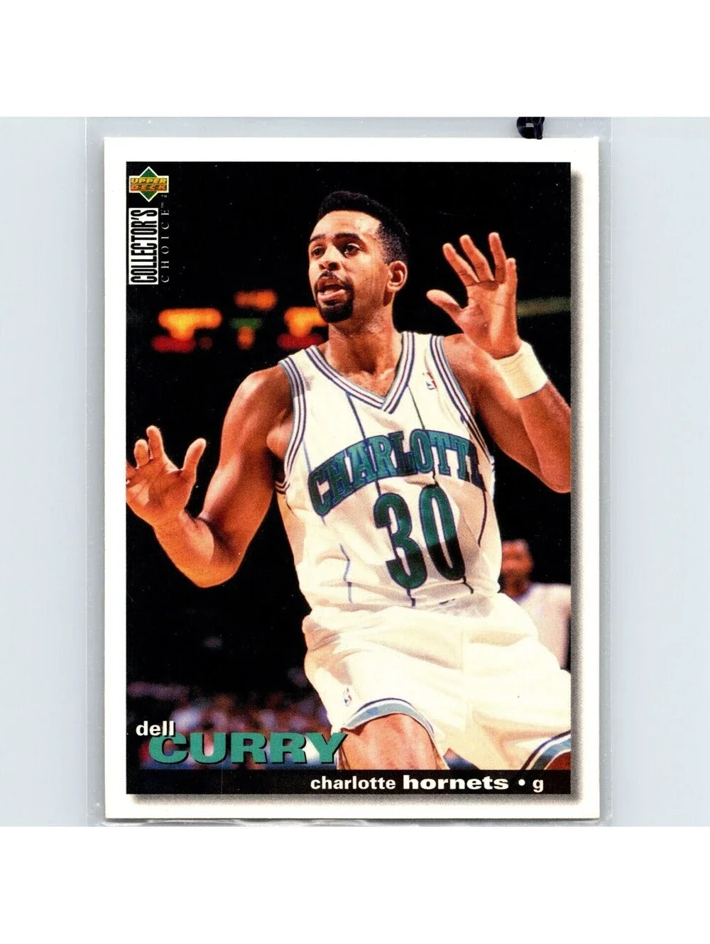 1995-96 Collector's Choice Dell Curry #26 Charlotte Hornets